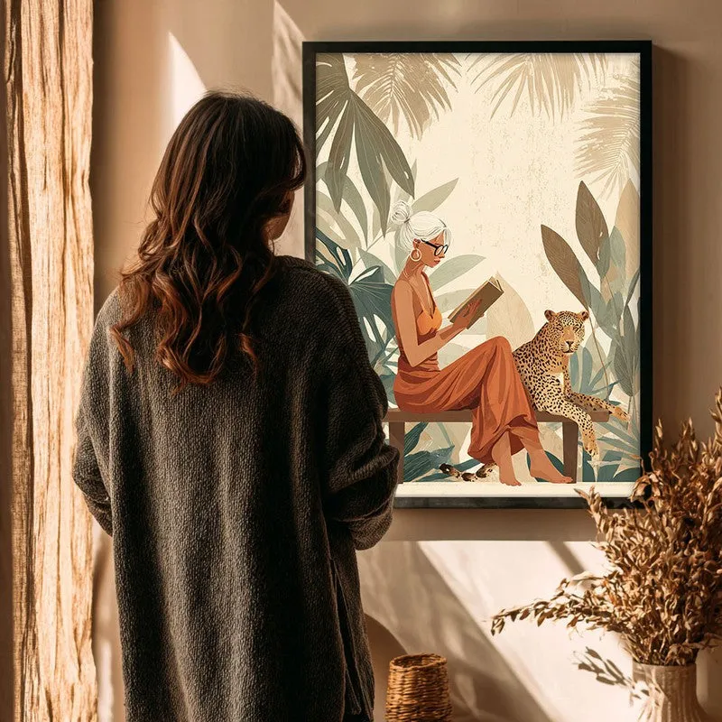 Elowen Canvas Wall Painting With Black Frame media 6