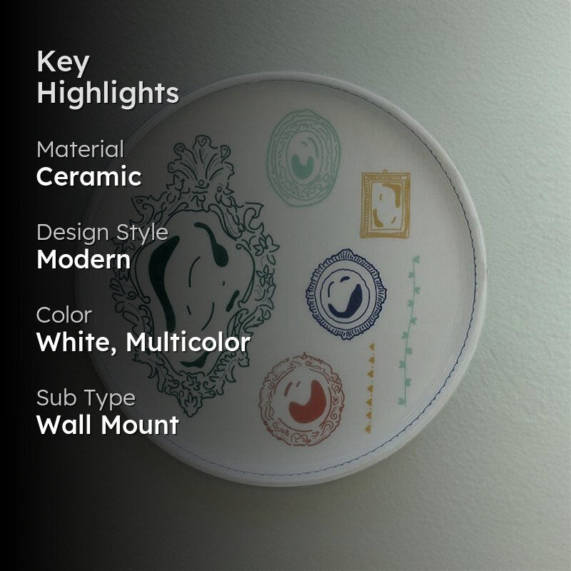 Illustration Series Wall Plate- Mirrors media 2