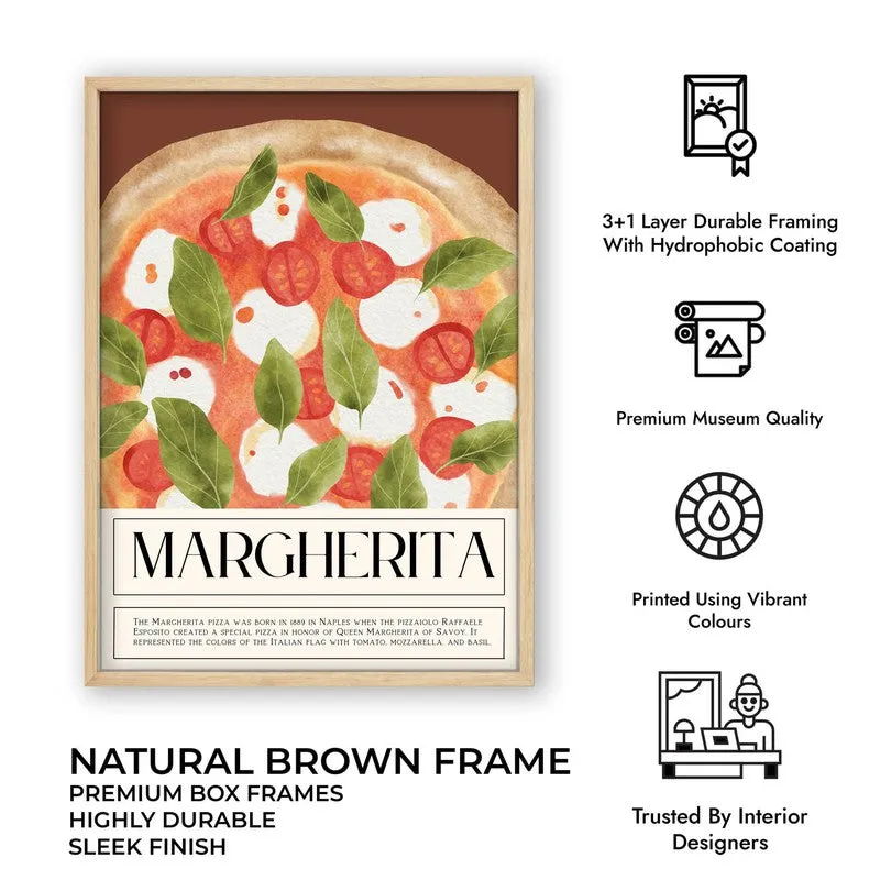 MargheritaPoster Archival Canvas Wall Art - Brown media 11
