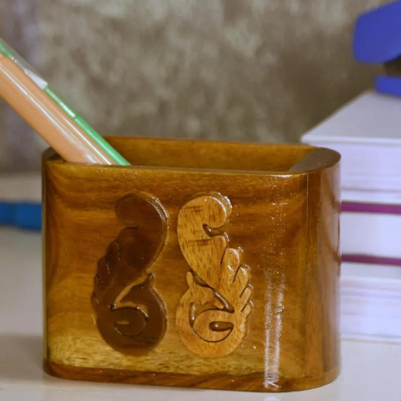 Scribe's Corner Wood Stationery Holder media 5
