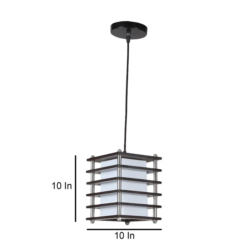 Grylla Wooden Ceiling Lamp - Square media 7