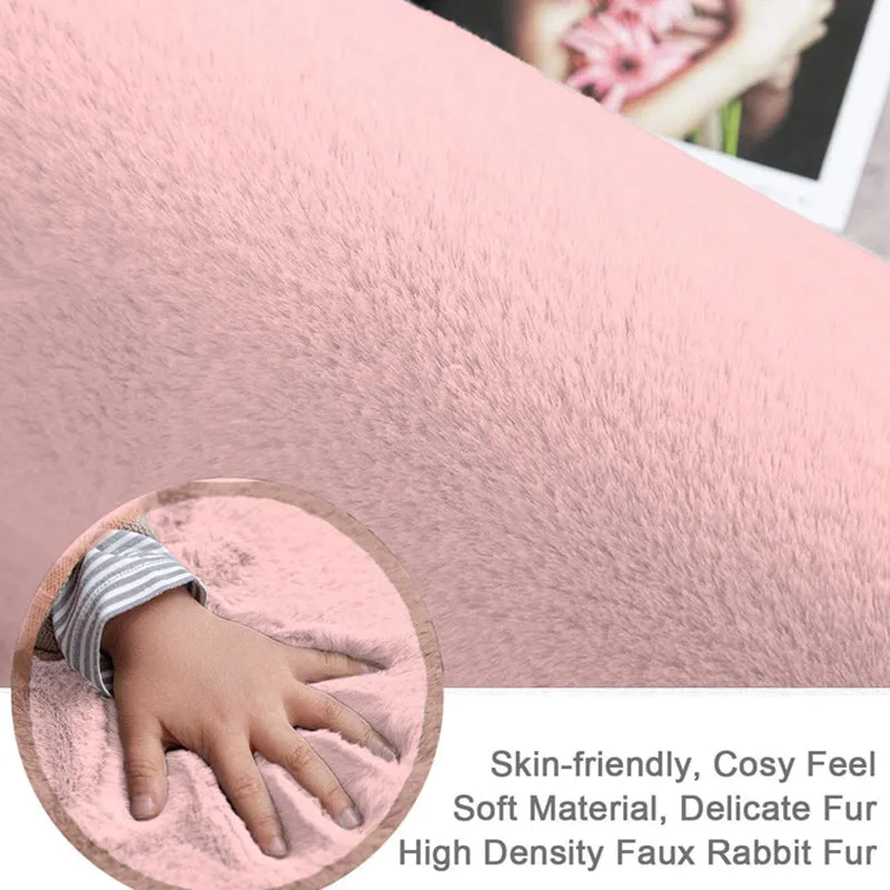 Ruffle Luxe Bath Mat - Peach media 4