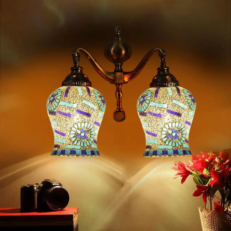Twilight Metal Mosaic Wall Lamp media 4
