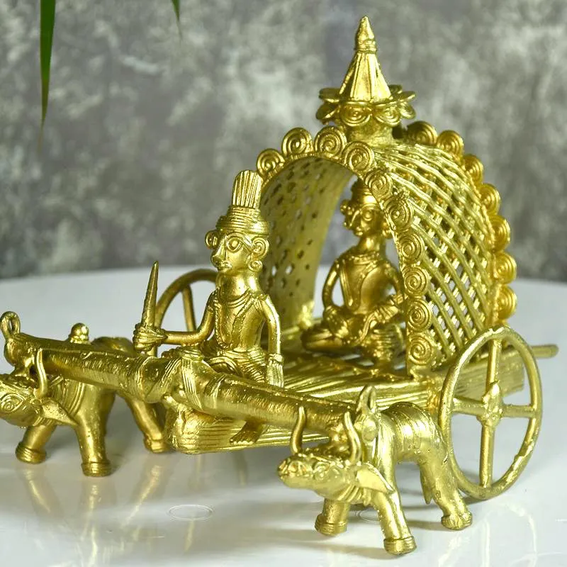 Royal Ratha Brass Showpiece media 5