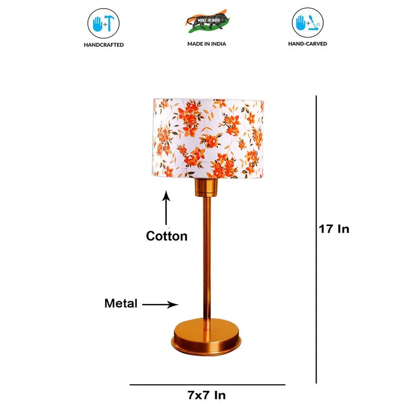 Kavira Soly Floral Metal Table Lamp - Multicolor media 8