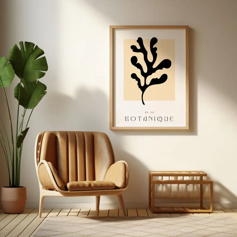 Botanica Canvas Wall Painting With Brown Frame media 6