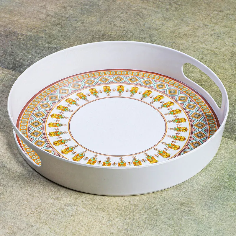Autumn Mandala Melamine Serving Tray media 3