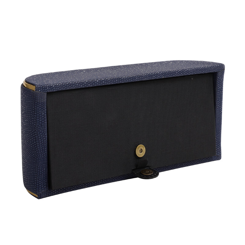Relca Premium Blue Leather Tissue Box Holder media 4