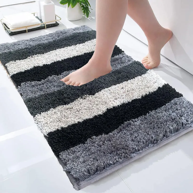 Jericho Luxe Bath Mat - Grey media 1