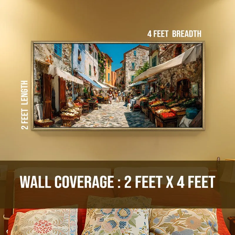 Urbanza Canvas Wall Painting With Frame media 8