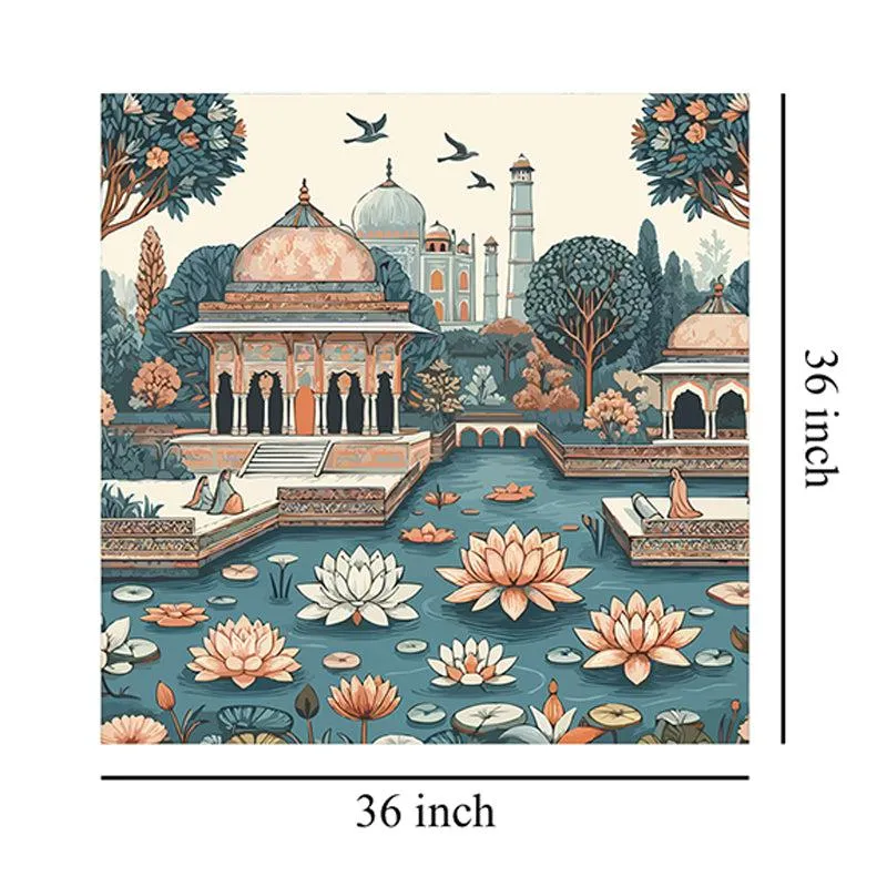 Mughal Artistic Mahal Wall Painting media 8