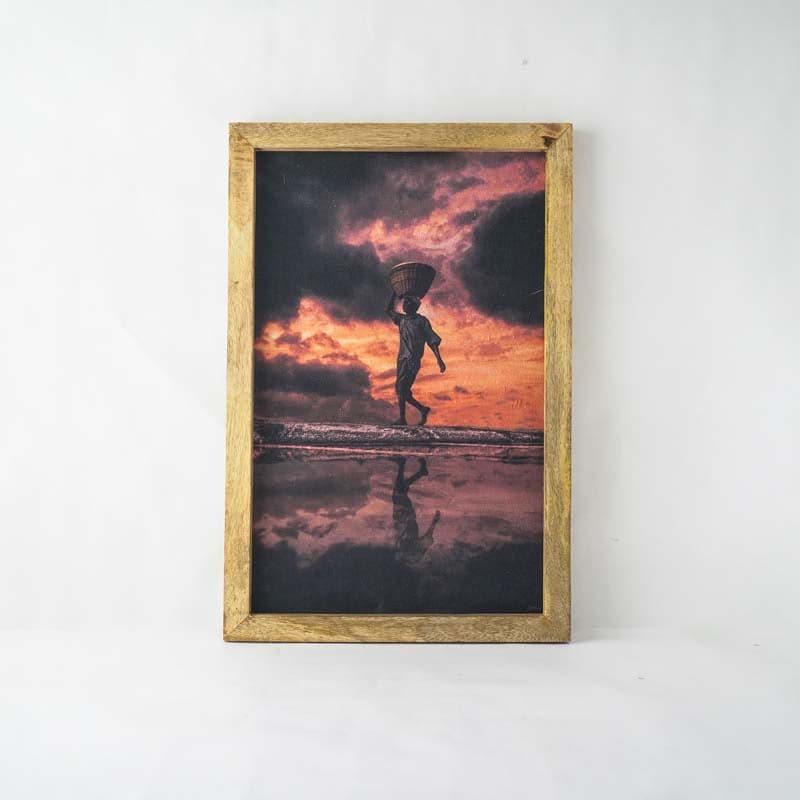 Man on the Beach Canvas Painting media 4
