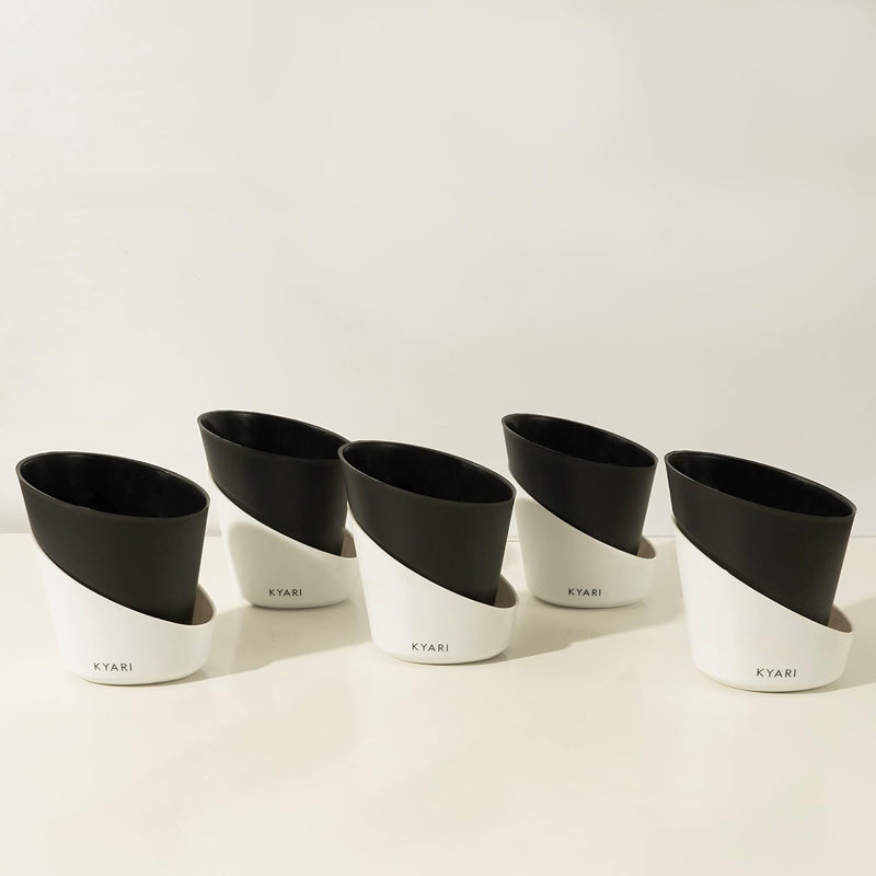 Kyari Nectary Self-Watering Planter - Set Of Five