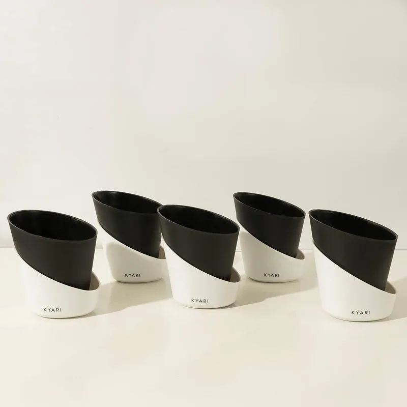 Kyari Nectary Self-Watering Planter - Set Of Five media 1