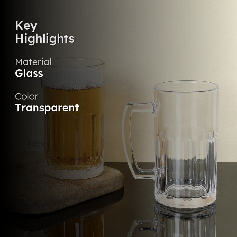 Sylvan Beer Mug (600 ML) - Set Of Two media 2