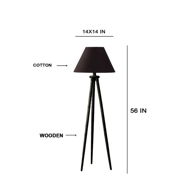 TriElite Conical Floor Lamp (Black) media 6