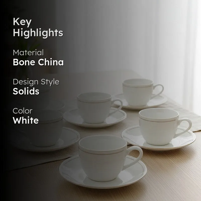 Stella Cup & Saucer (100 ML) - Twelve Piece Set media 2