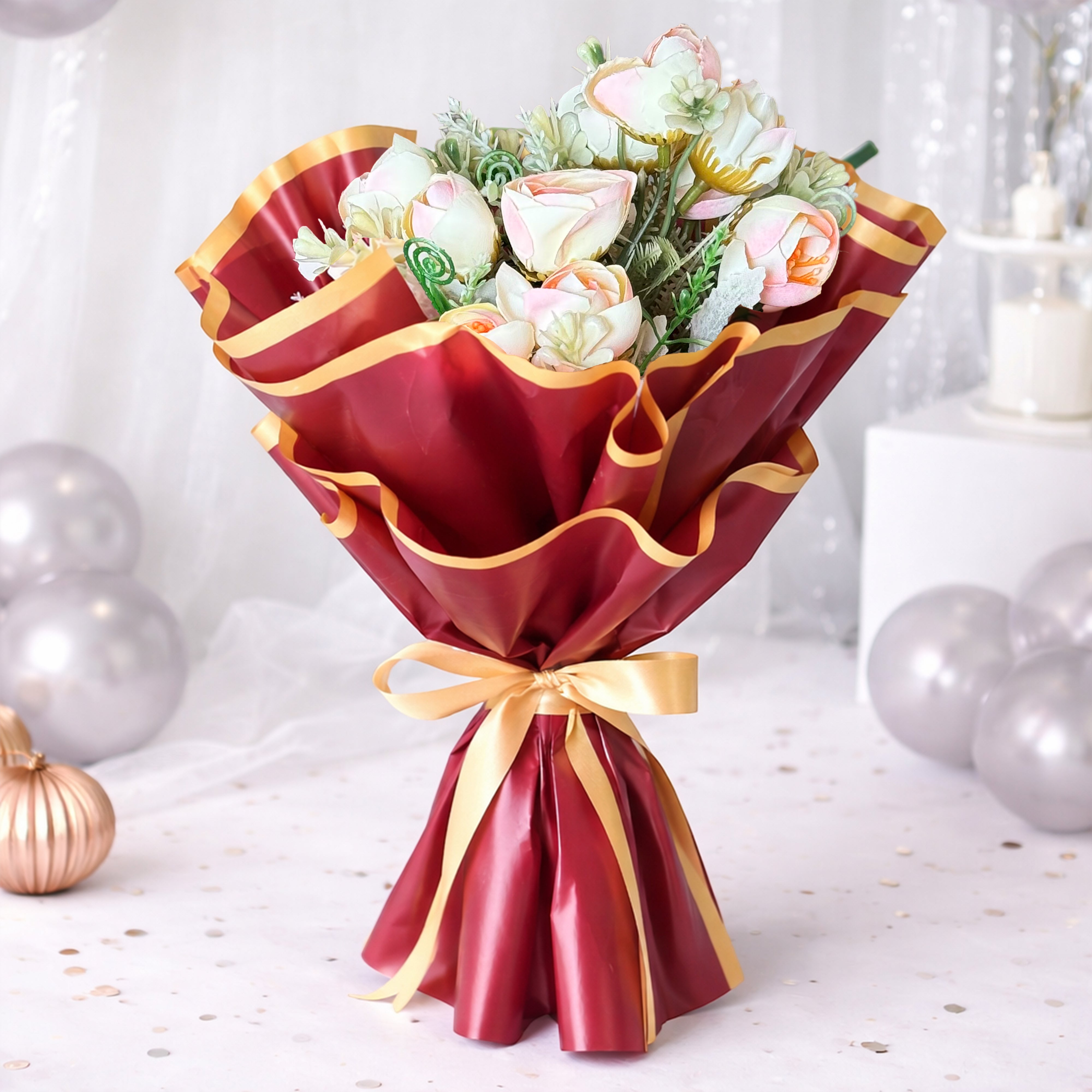 PetalNest Faux Rose Bouquet media 3