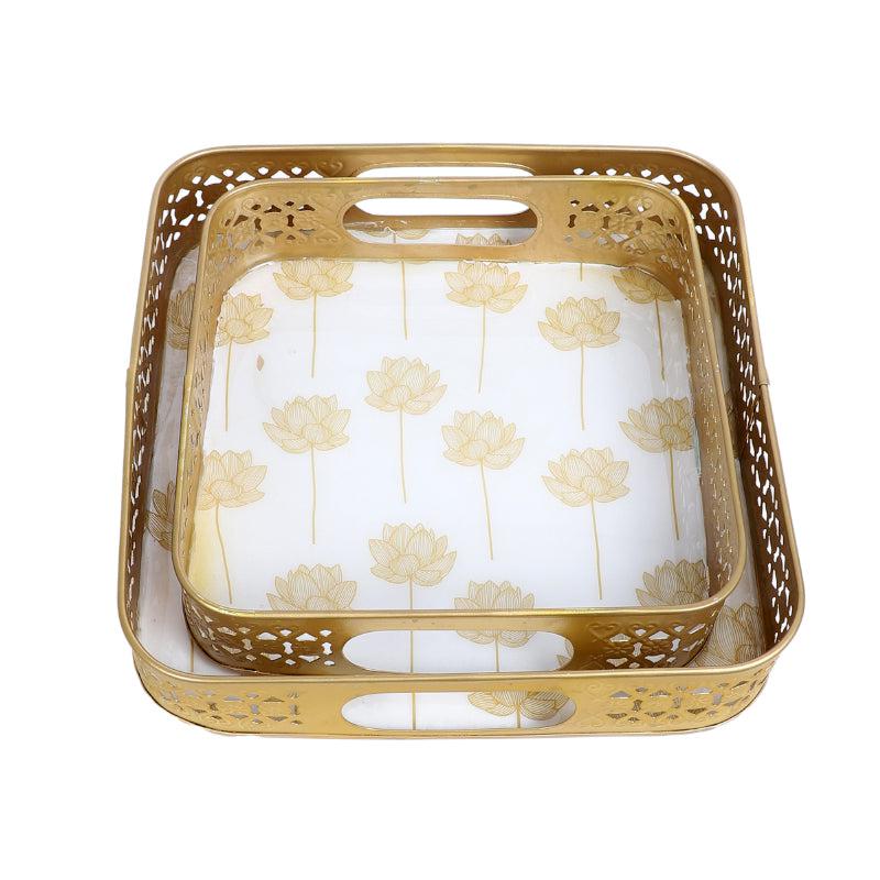 Sona Kamal Serving Tray - Set Of Two media 3