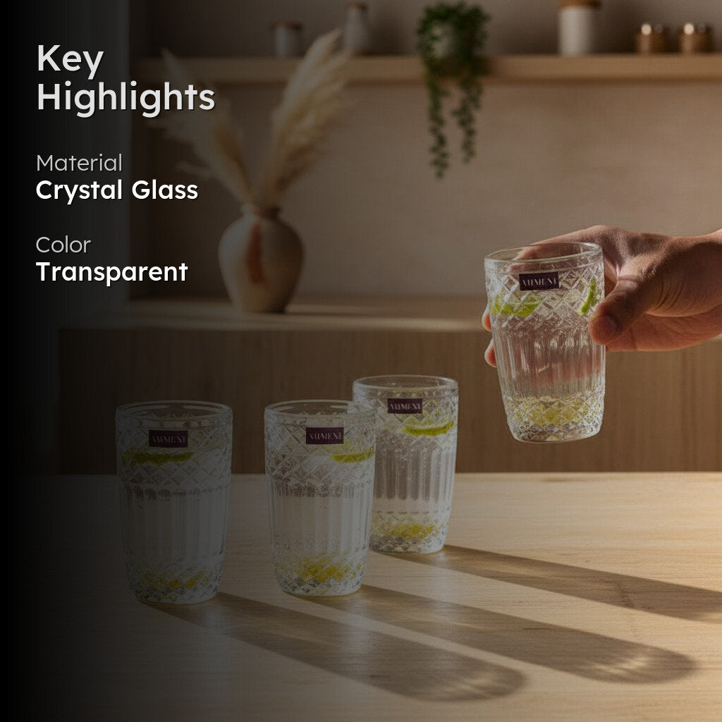 Eunoia Tall Glass (390 ml ) - Set Of Four media 2