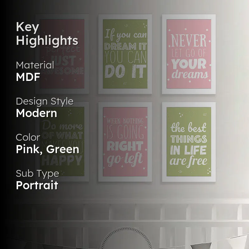 Sparkle Dream Wall Art - Set Of Six media 2