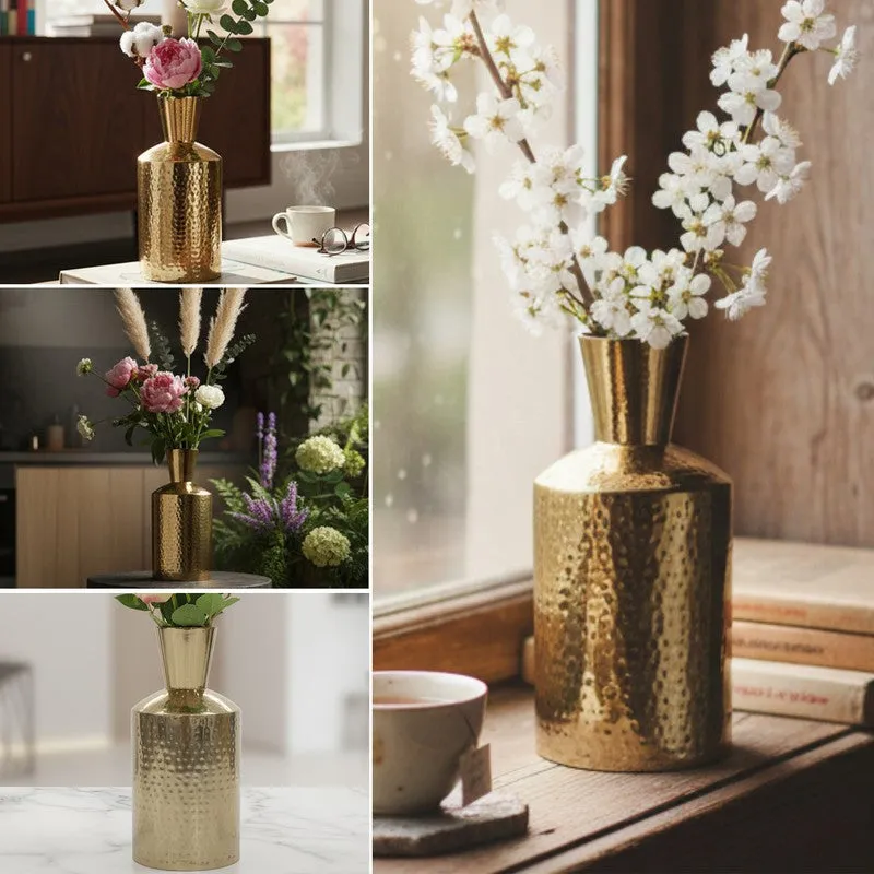 Nivelle Iron Vase - Gold media 3