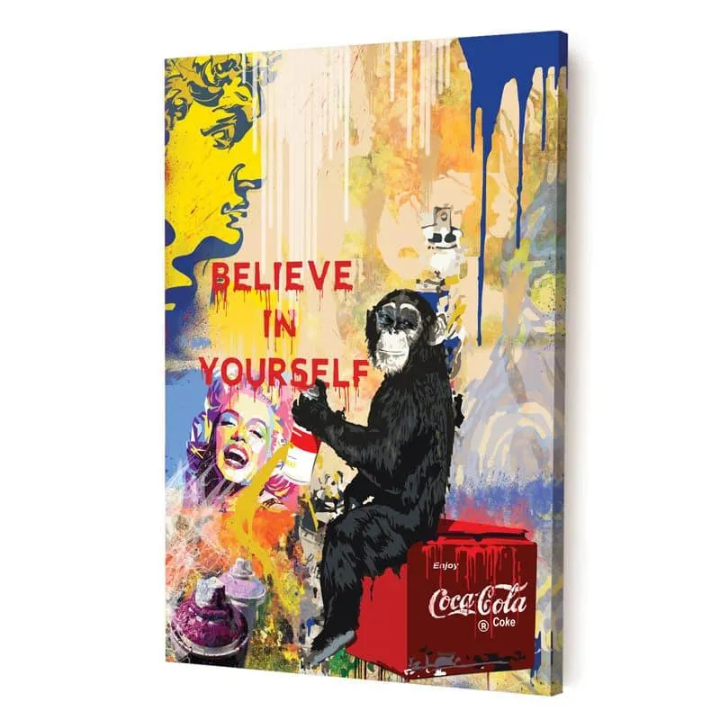 Believe Bliss Canvas Wall Painting media 4