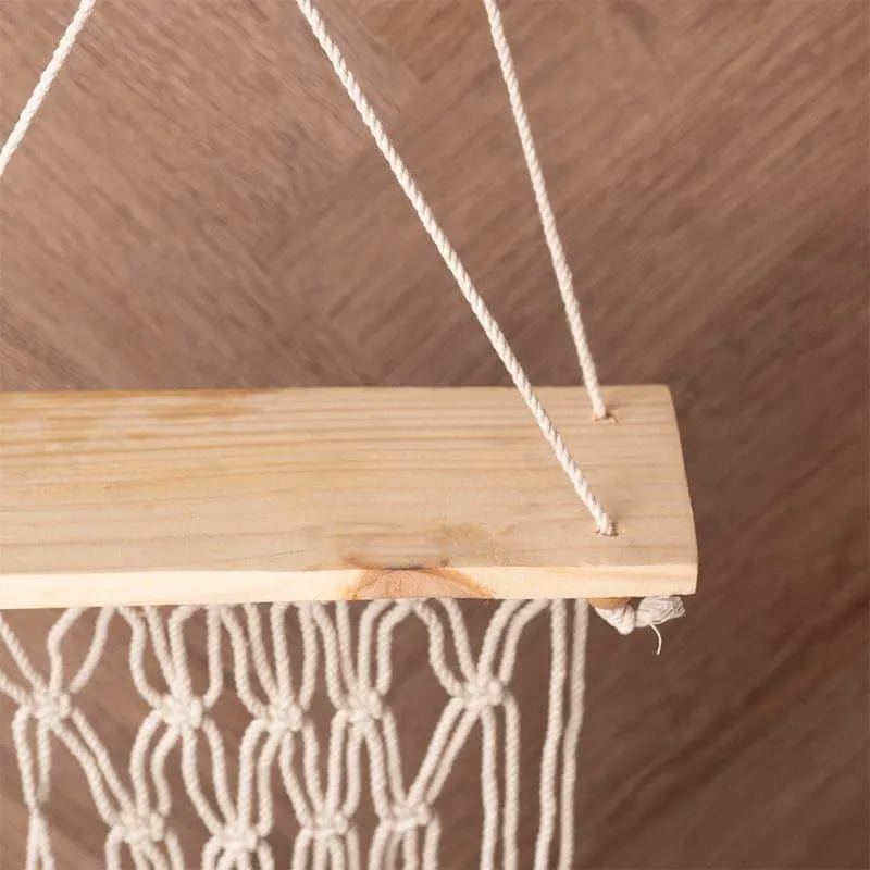 Hoyo Macrame Wall Shelf media 5