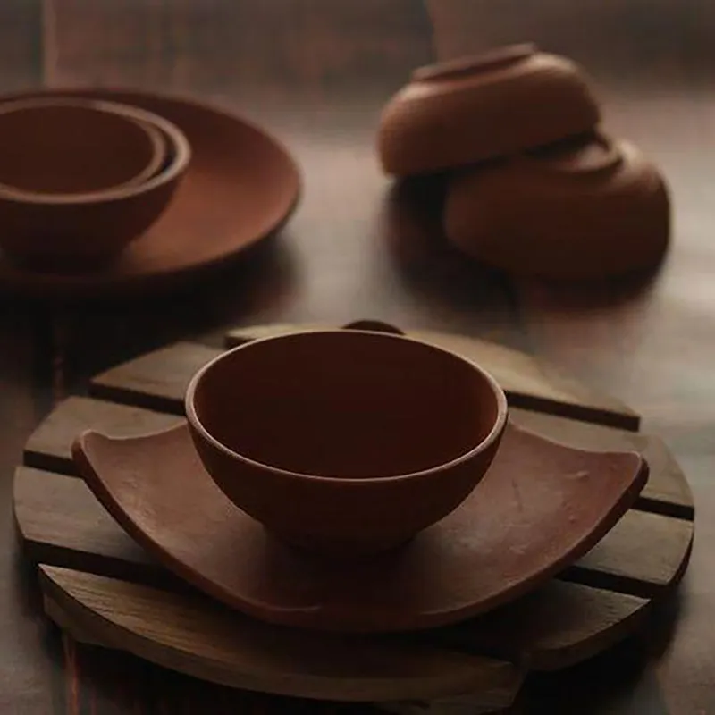 Rhea Terracotta Serving Bowl (220 mL) - Set Of Six media 9