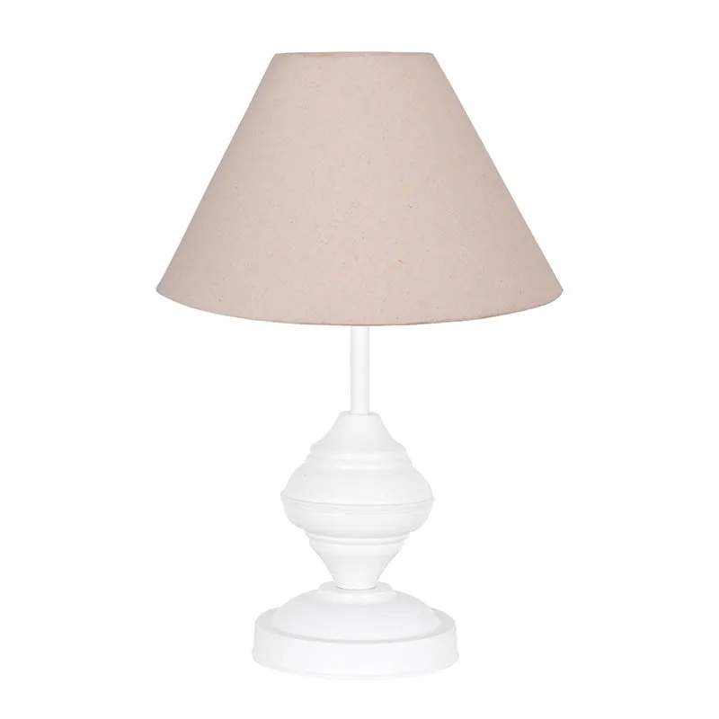 Orbin Metal Table Lamp - Beige,White media 3