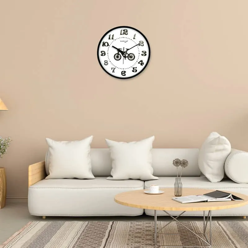 Cycle Gleam Wall Clock media 1