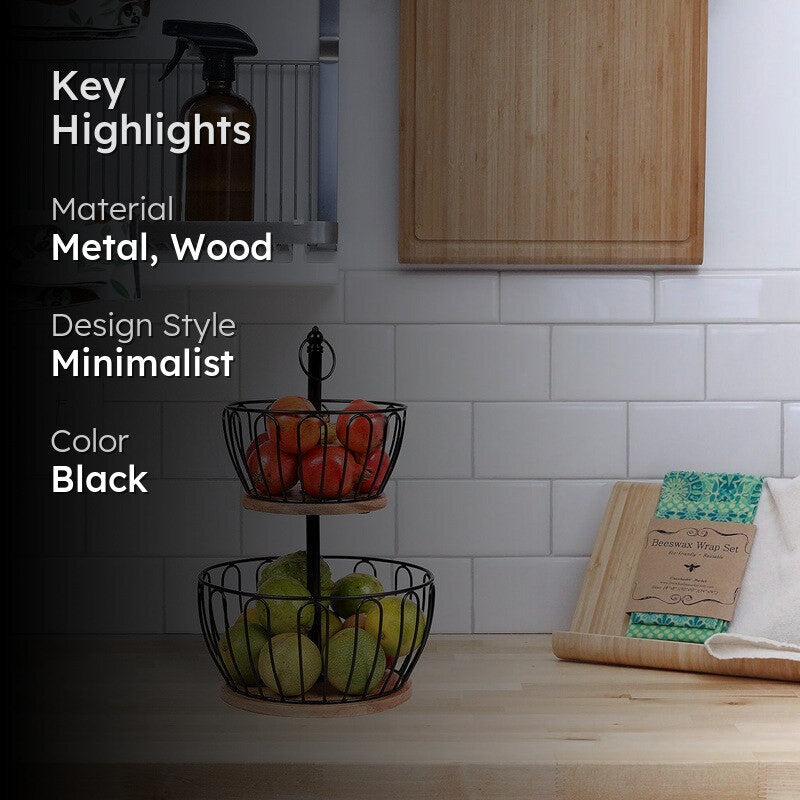 Amaris Aura Fruit Basket - Black media 2