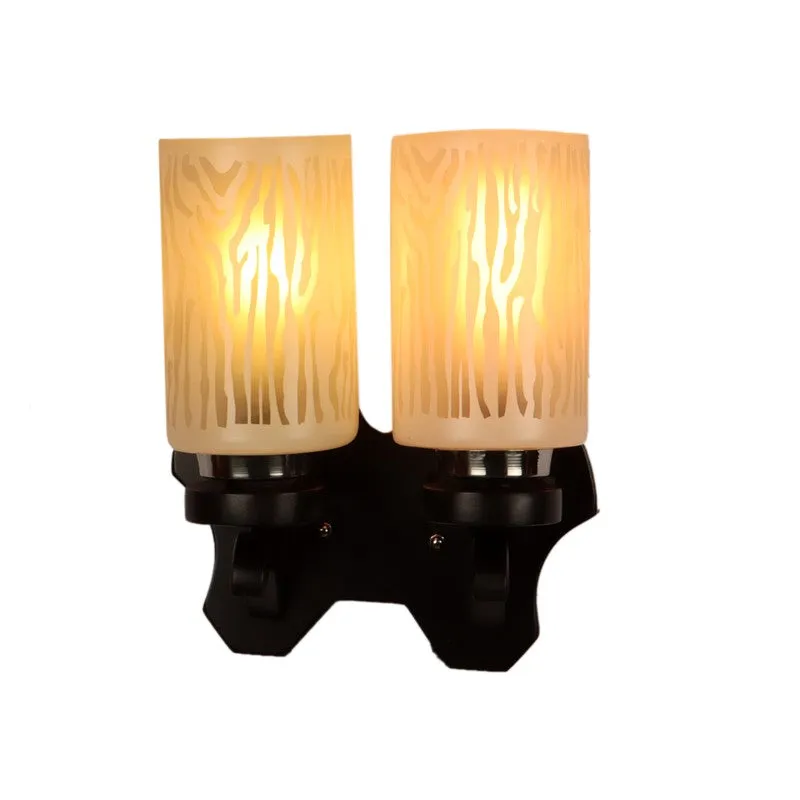 Timber Glow Glass Wall Lamp media 4