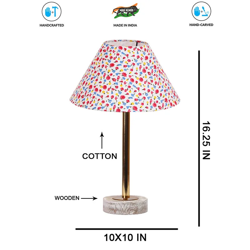 Nordelle Cone Rodin Wooden Table Lamp - Multicolor media 7