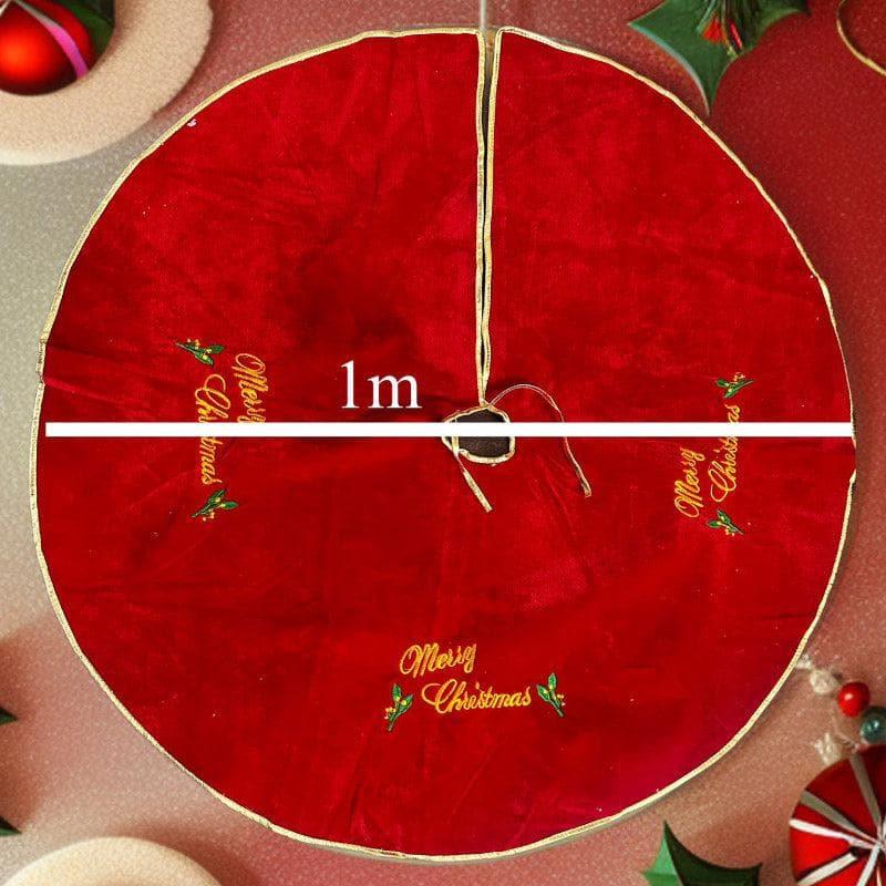 Red Roots Christmans Tree Skirt media 4