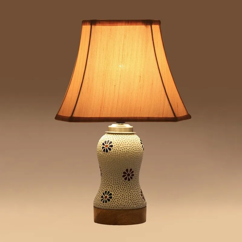 Espera Square Wooden Table Lamp - Multicolor media 7