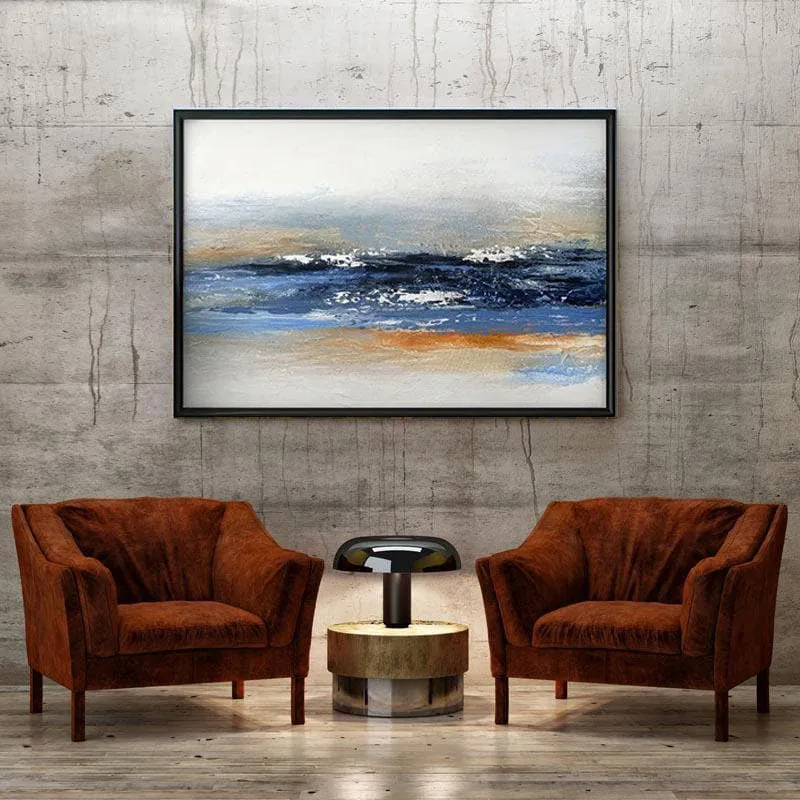 Reflections Of Harvest Canvas Wall Painting - Black Frame media 4