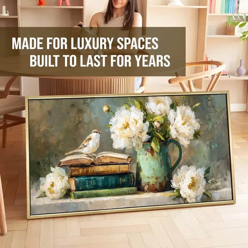 Floral beauty Canvas Wall Painting With Frame media 5