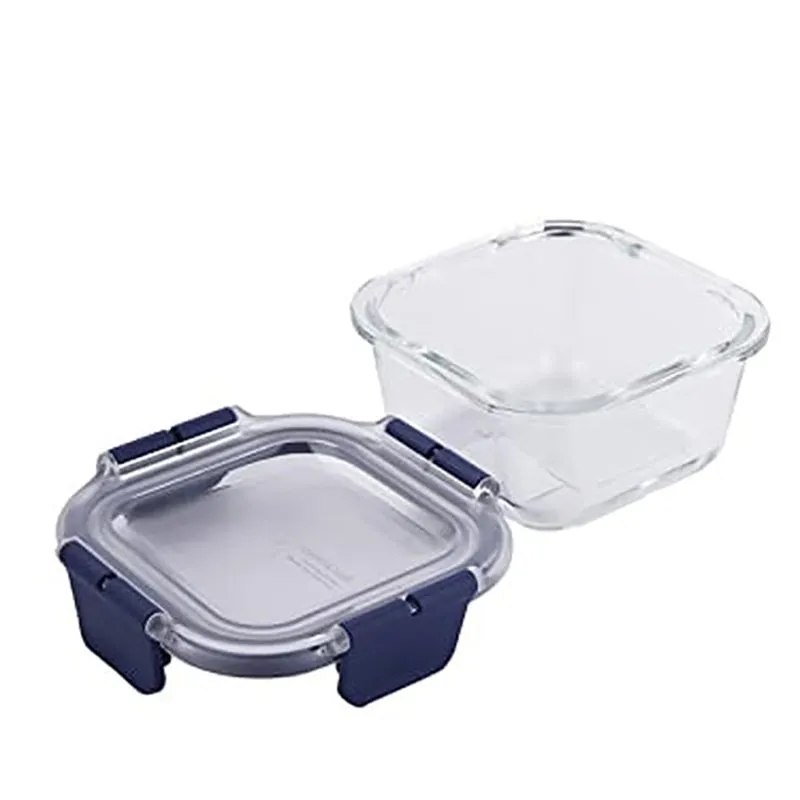 Fresh Munch Square Lunch Box (300 ML) - Set of Three media 8