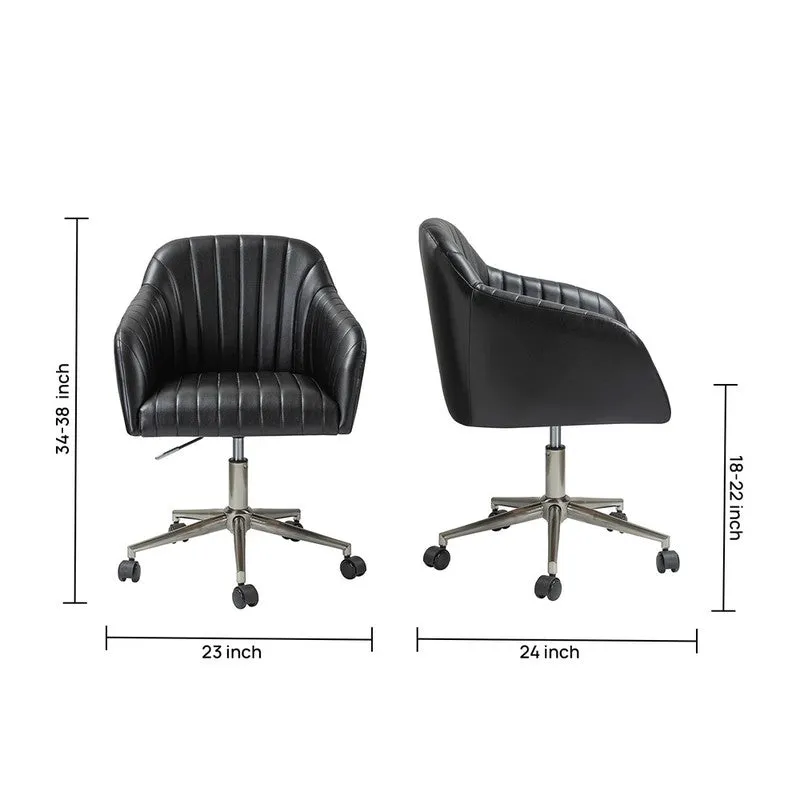 Luxsit Metal Office Chair - Black media 7