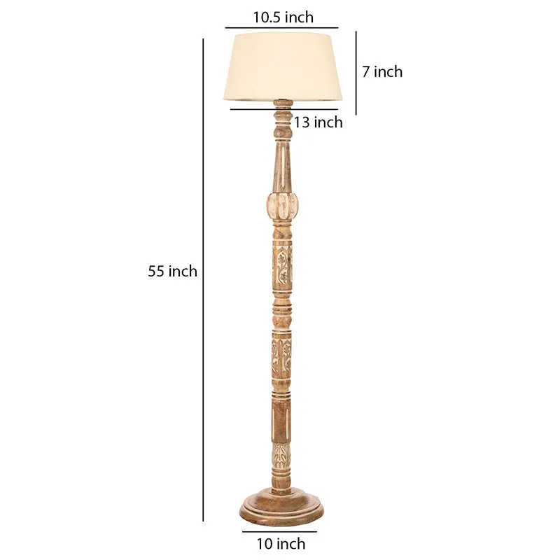 Arka Prism Crema Floor Lamp media 5