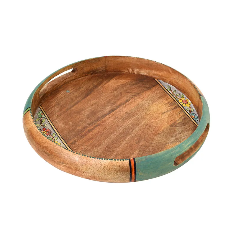 Vana Thali Wood Platter - Four Piece Set media 4