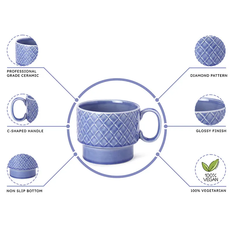 Fjord Ceramic Coffee Mug (500 mL) - Mist Blue media 3