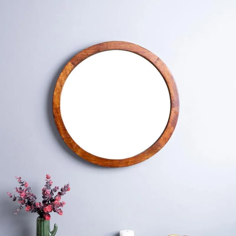 Satomi Wall Mirror - Brown media 3