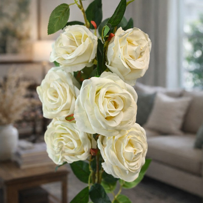 Rosanova Plastic Artificial Flower - Set Of Two media 4