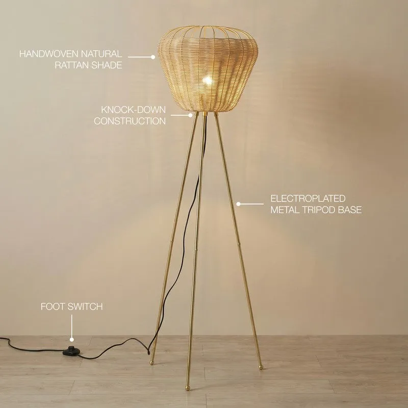 Fig Living Urban Rustica Tripod Floor Lamp media 7