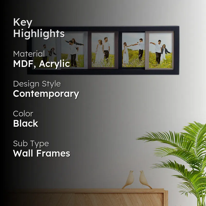 Linn 5 - in - 1 Wood Photo Frame media 2