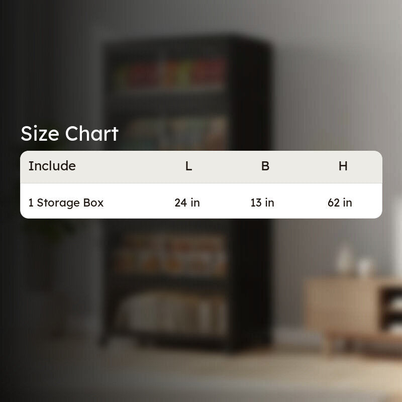 Urban Ease Five Tier Plastic Storage Box media 6
