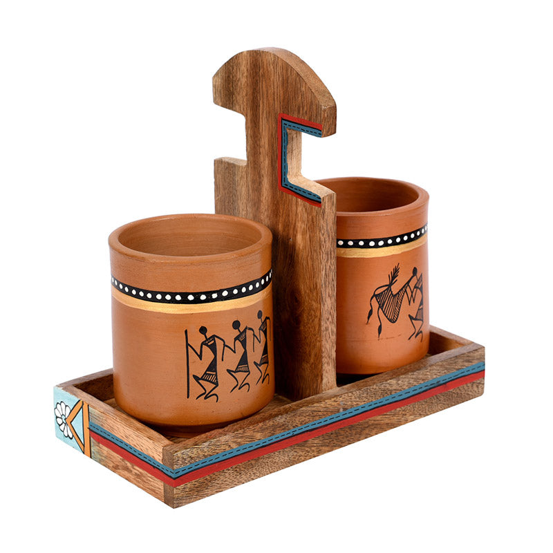 Mishka Khulhad With Holder (175 ML) - Three Piece Set media 3