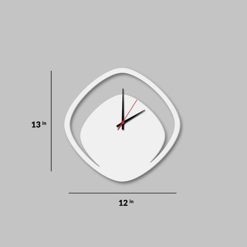 Boomera White MDF Wall Clock media 8